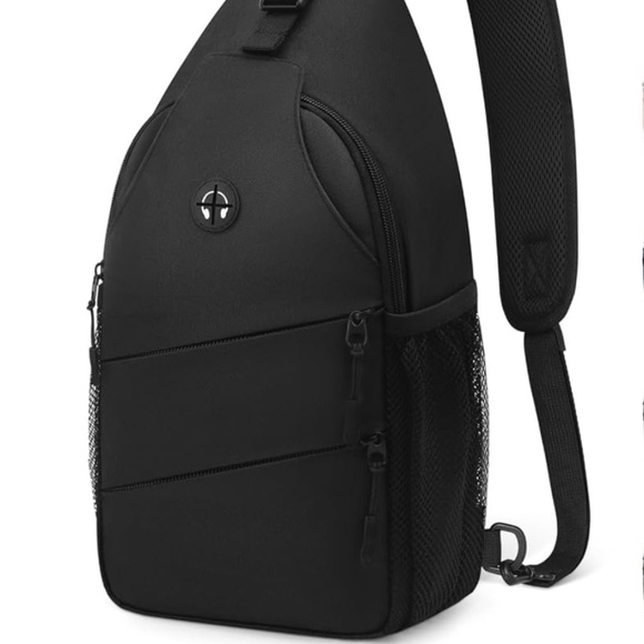 Crossbody Bag, OS, Convertible shoulder strip, Backpack, Black, NWOT - Picture 1 of 6